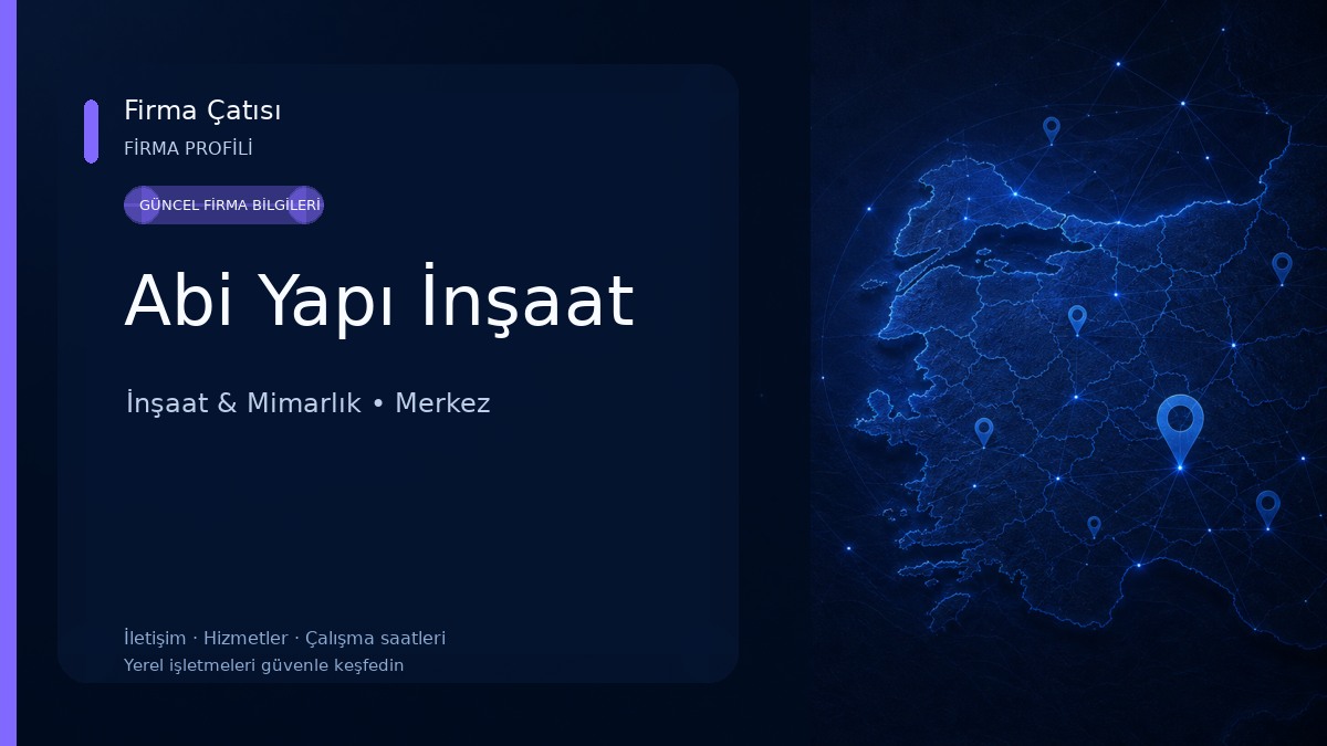 Abi Yapı İnşaat İnşaat & Mimarlık