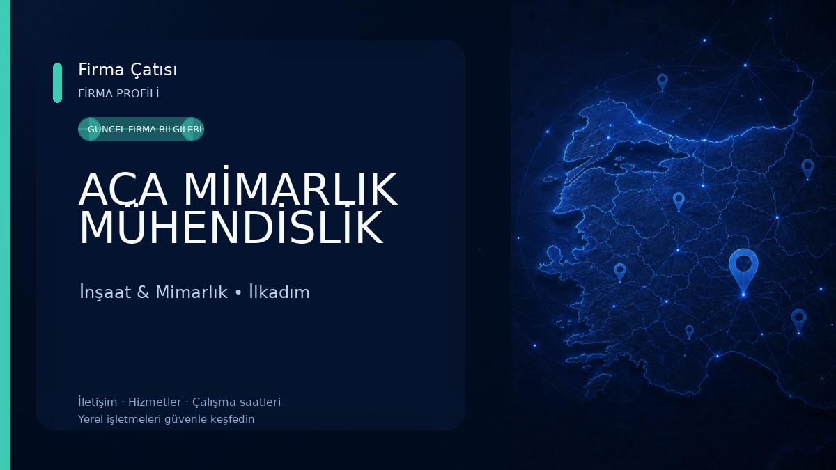 ACA MİMARLIK MÜHENDİSLİK İnşaat & Mimarlık