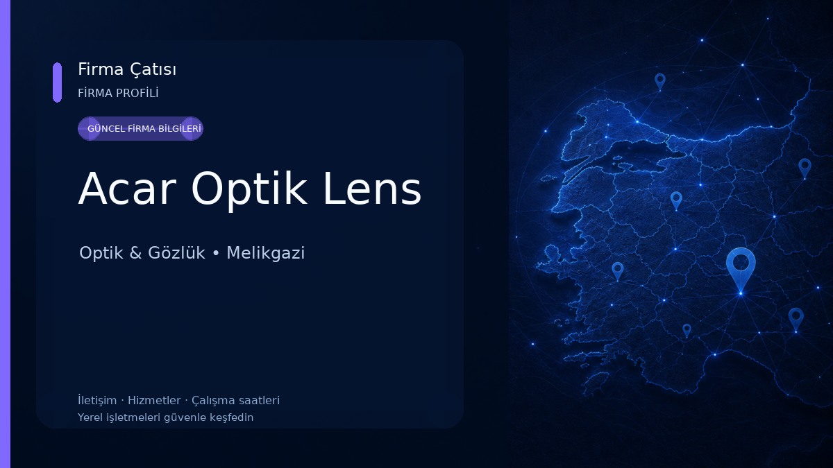 Acar Optik Lens