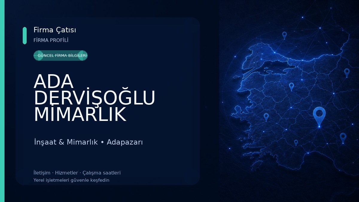 ADA DERVİŞOĞLU MİMARLIK İNŞAAT LTD.ŞTİ İnşaat & Mimarlık