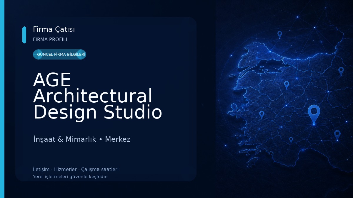 AGE Architectural Design Studio İnşaat & Mimarlık