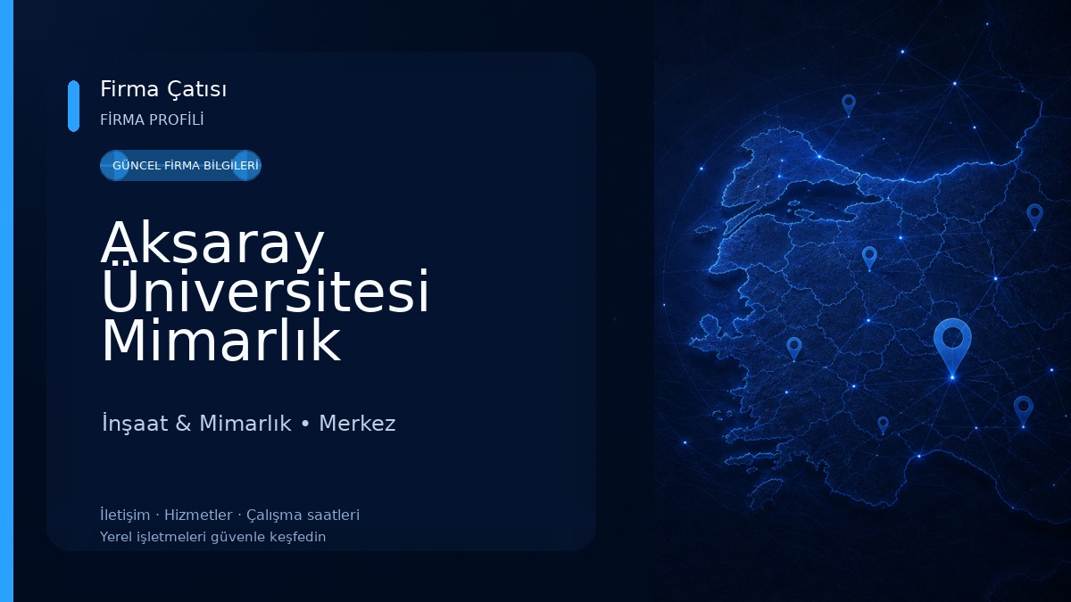 Aksaray Üniversitesi Mimarlık Fakültesi