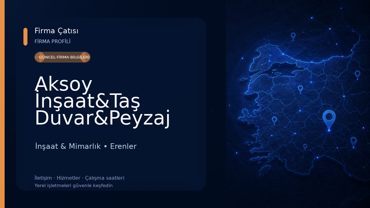 Aksoy İnşaat&Taş Duvar&Peyzaj İnşaat & Mimarlık
