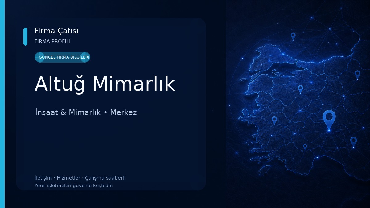 Altuğ Mimarlık İnşaat & Mimarlık