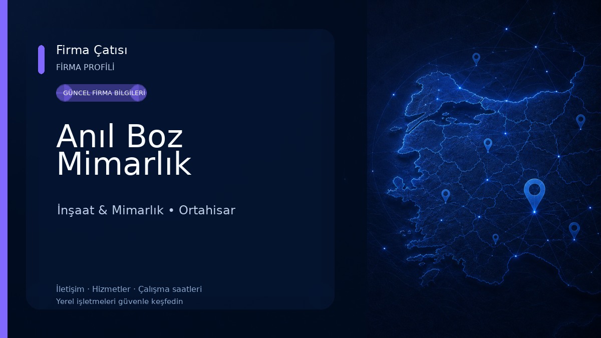 Anıl Boz Mimarlık 