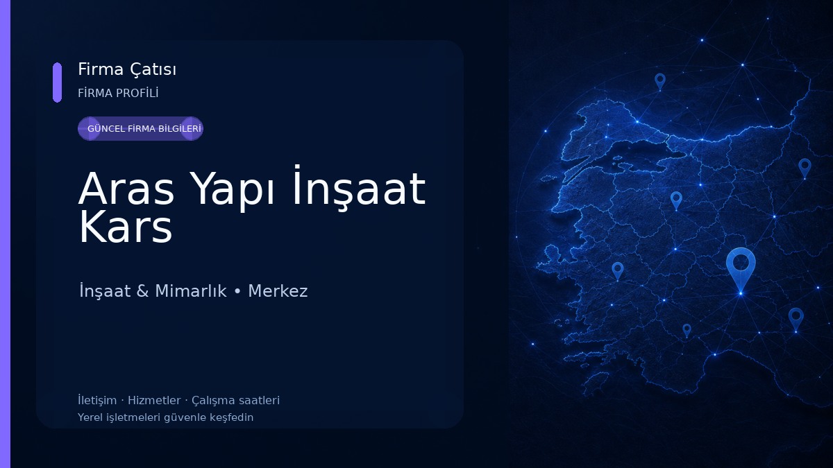 Aras Yapı İnşaat Kars İnşaat & Mimarlık