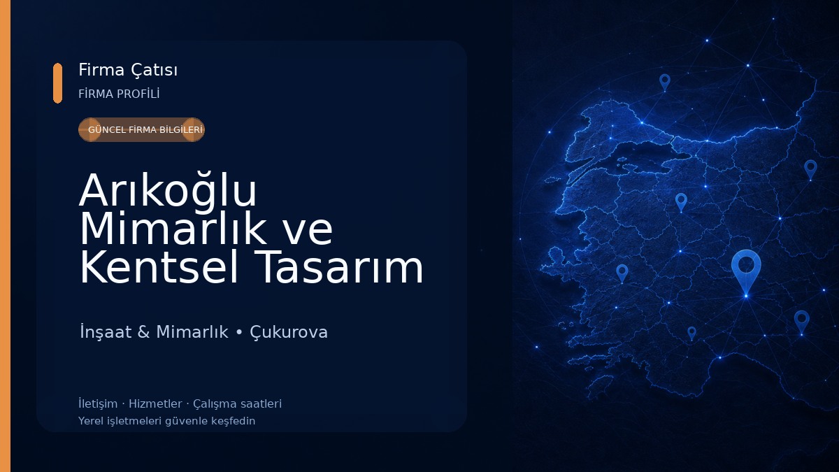 Arıkoğlu Mimarlık ve Kentsel Tasarım İnşaat & Mimarlık