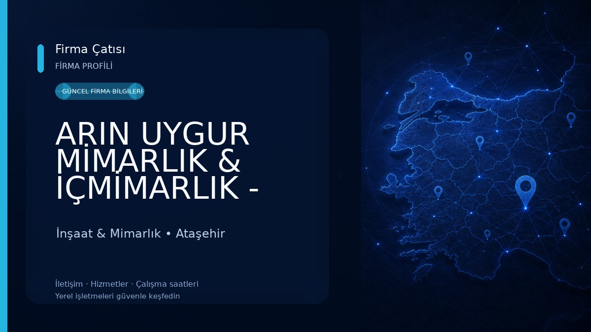 ARIN UYGUR MİMARLIK & İÇMİMARLIK - İstanbul Mimarlık Ofisi | Proje Tasarım & Uygulama İnşaat & Mimarlık