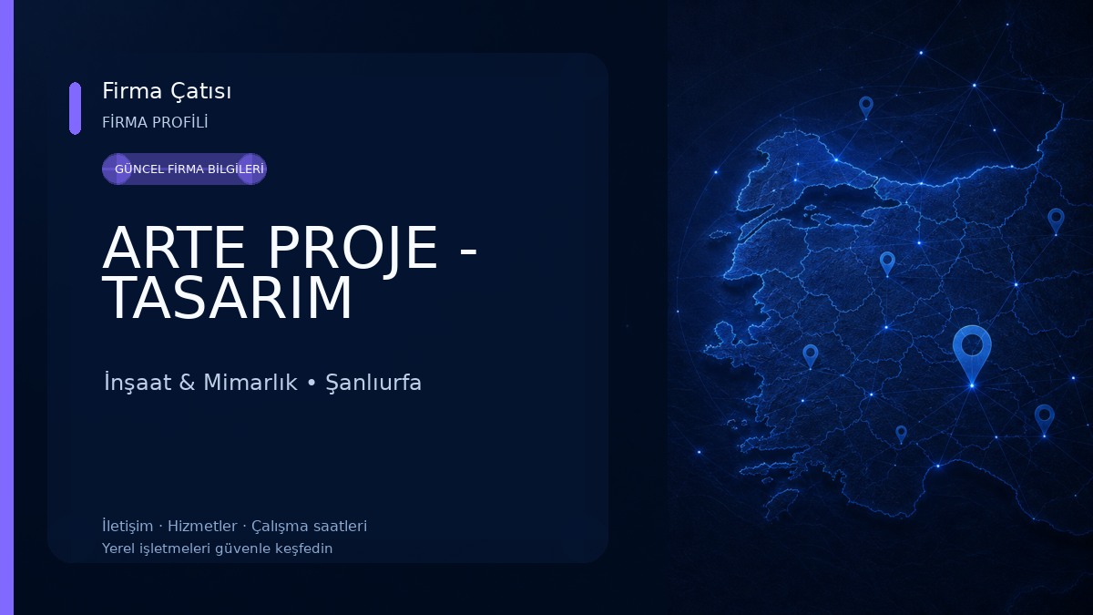 ARTE PROJE - TASARIM