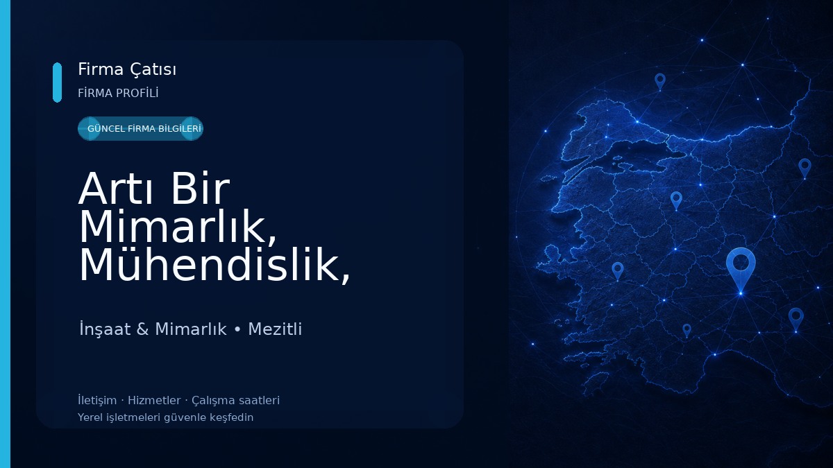 Artı Bir Mimarlık, Mühendislik, Akustik Proje ve Raporlama