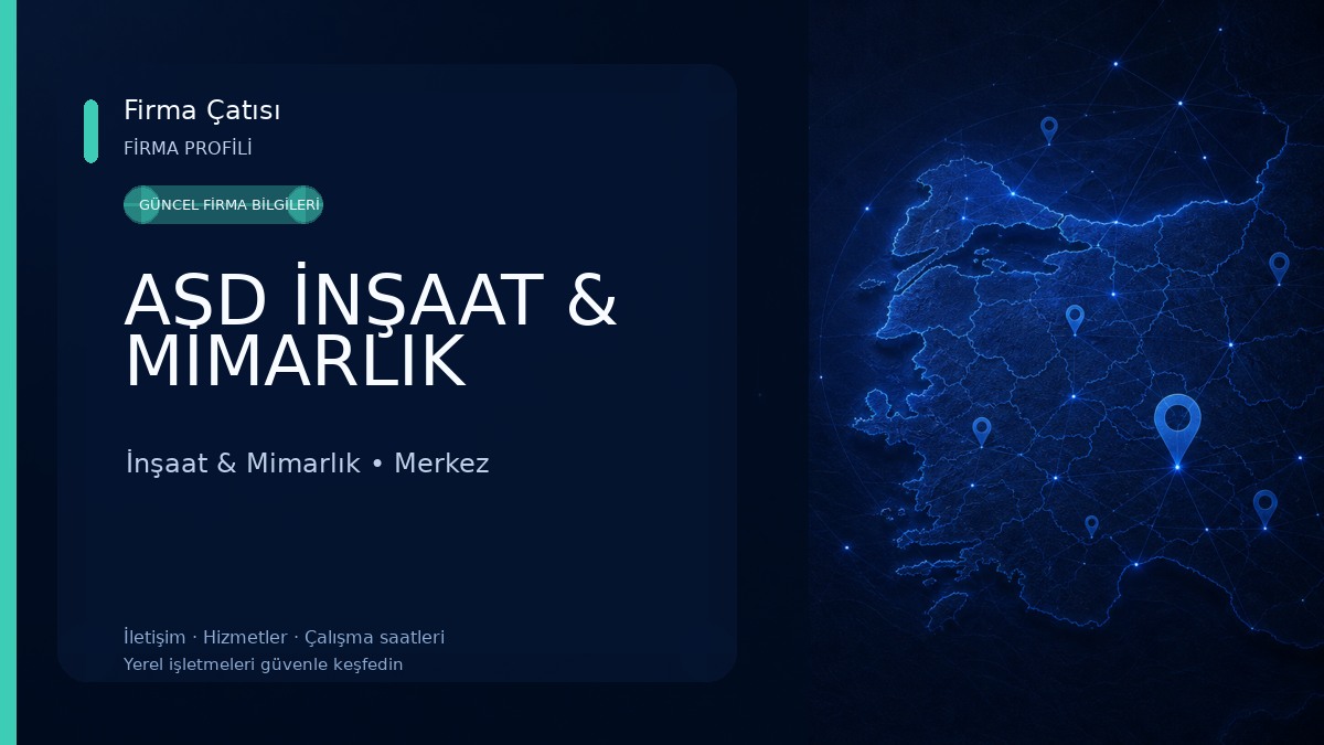 ASD İNŞAAT & MİMARLIK İnşaat & Mimarlık