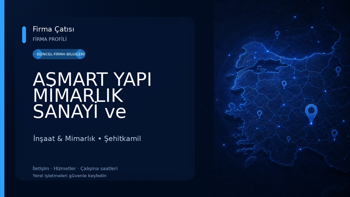 ASMART YAPI MİMARLIK SANAYİ ve TİCARET LİMİTED ŞİRKETİ İnşaat & Mimarlık
