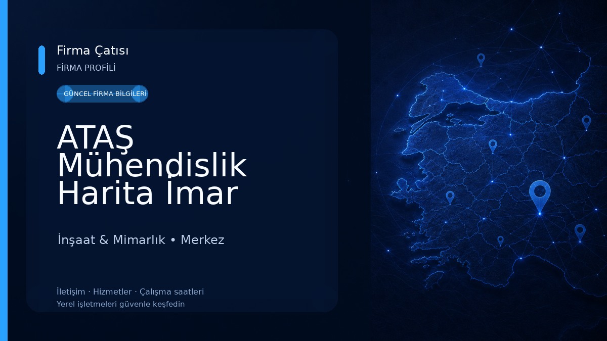 ATAŞ Mühendislik Harita İmar Planlama İnşaat Sanayi ve Tic Ltd. Şti. İnşaat & Mimarlık