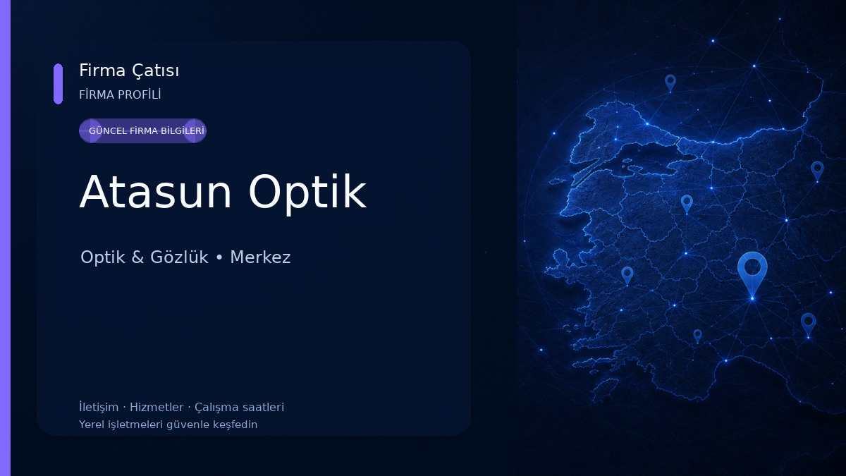 Atasun Optik Optik & Gözlük