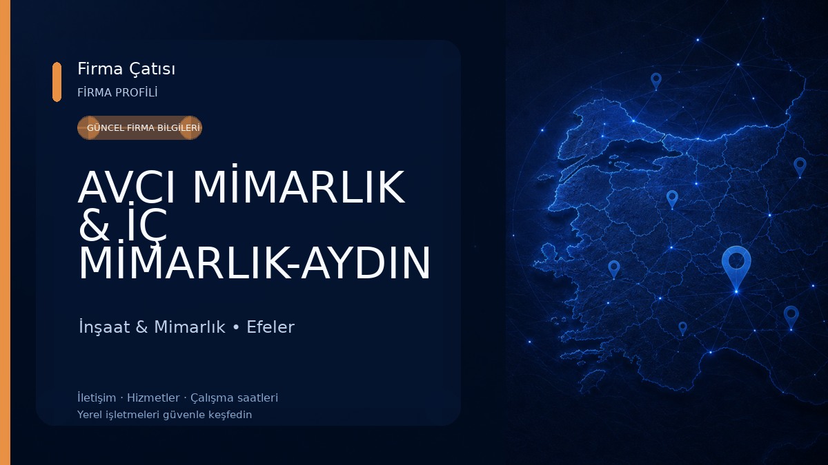 AVCI MİMARLIK & İÇ MİMARLIK-AYDIN İnşaat & Mimarlık