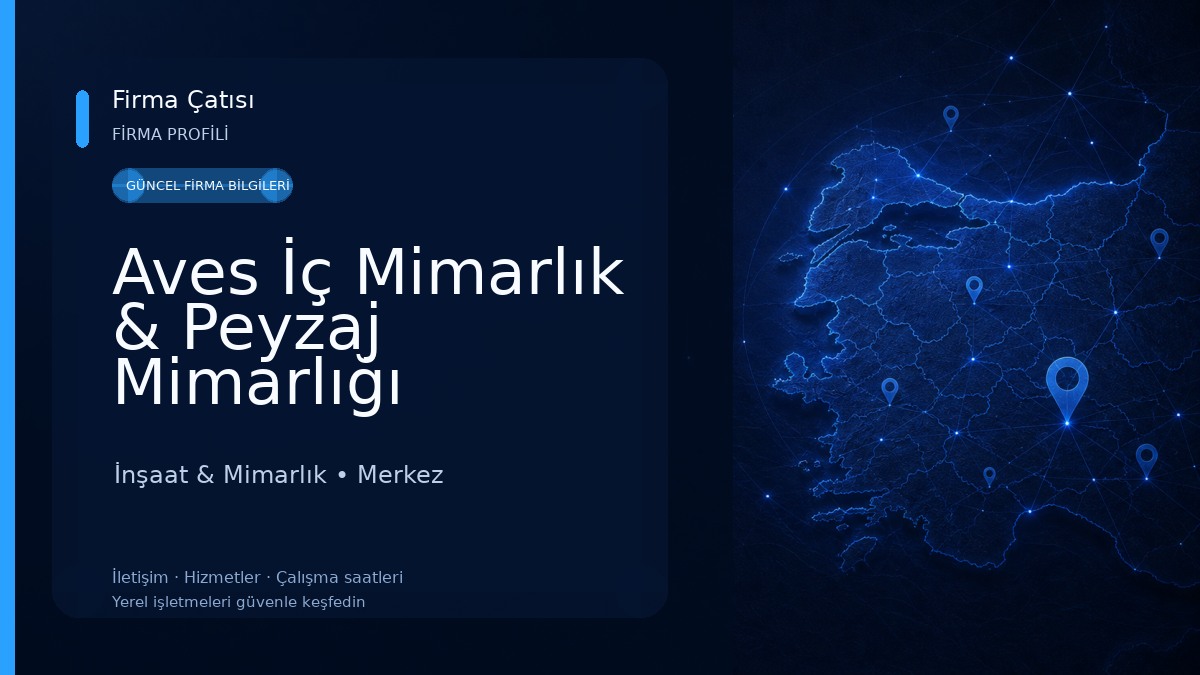 Aves İç Mimarlık & Peyzaj Mimarlığı İnşaat & Mimarlık