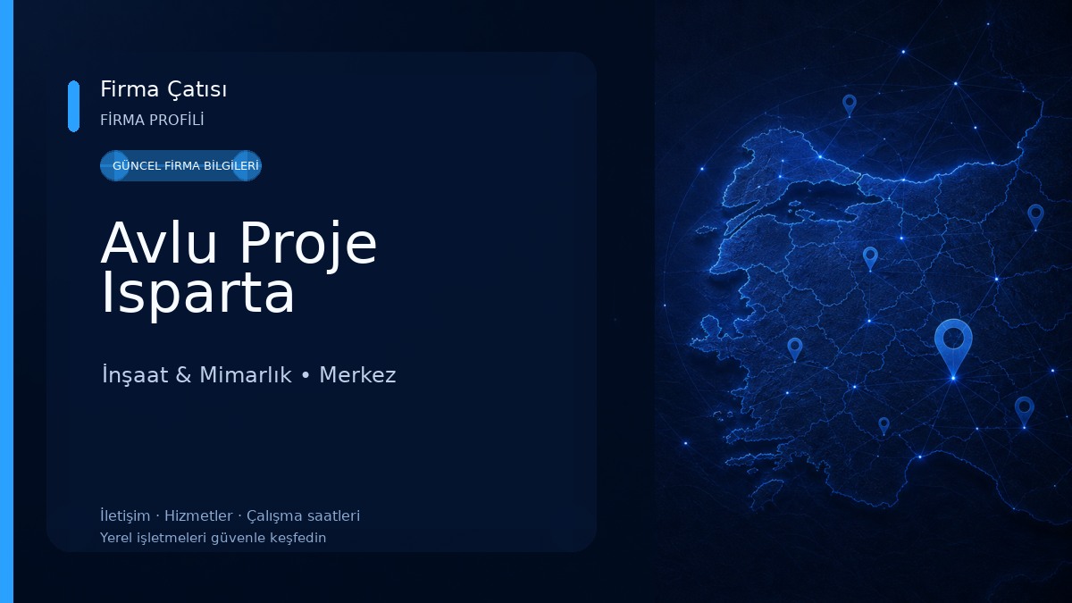 Avlu Proje Isparta İnşaat & Mimarlık