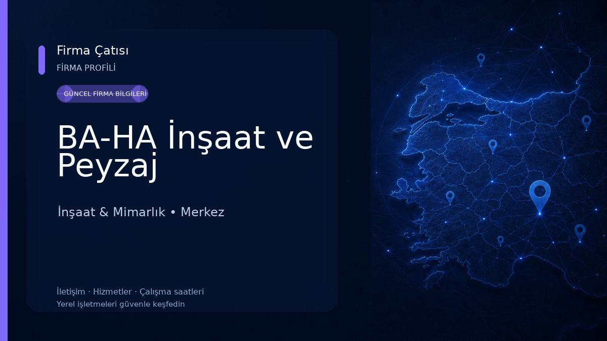 BA-HA İnşaat ve Peyzaj
