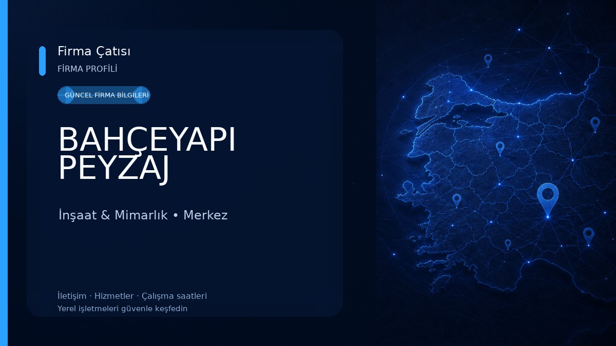 BAHÇEYAPI PEYZAJ