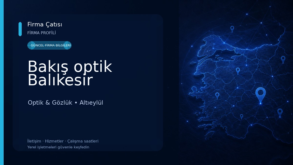Bakış optik Balıkesir Optik & Gözlük