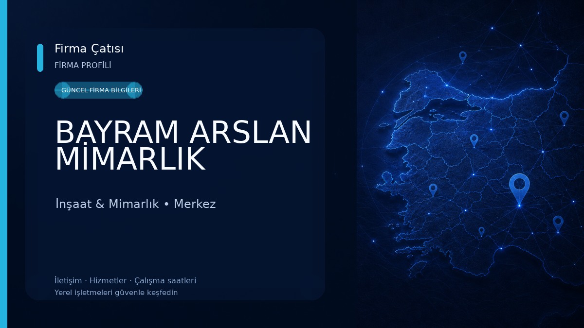 BAYRAM ARSLAN MİMARLIK İnşaat & Mimarlık
