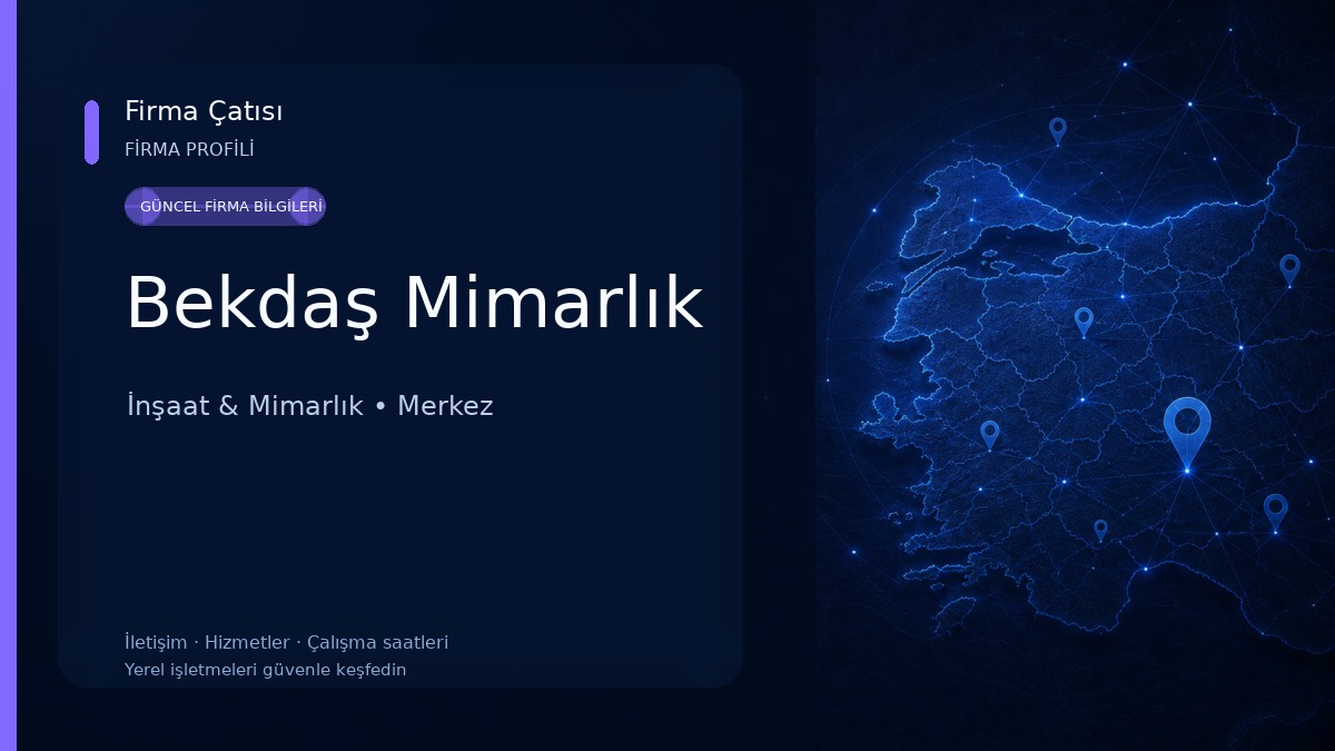 Bekdaş Mimarlık İnşaat & Mimarlık