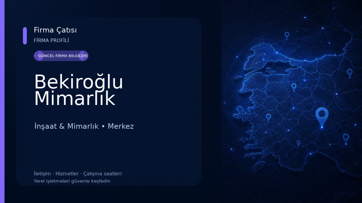 Bekiroğlu Mimarlık İnşaat & Mimarlık