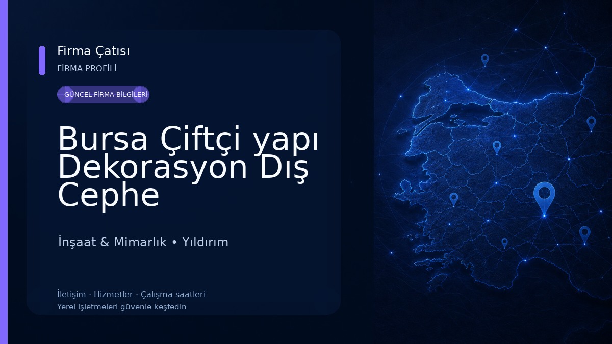 Bursa Çiftçi yapı Dekorasyon Dış Cephe Mantolama İnşaat Taahhüt Mimarlık İnşaat & Mimarlık