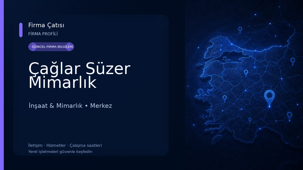 Çağlar Süzer Mimarlık