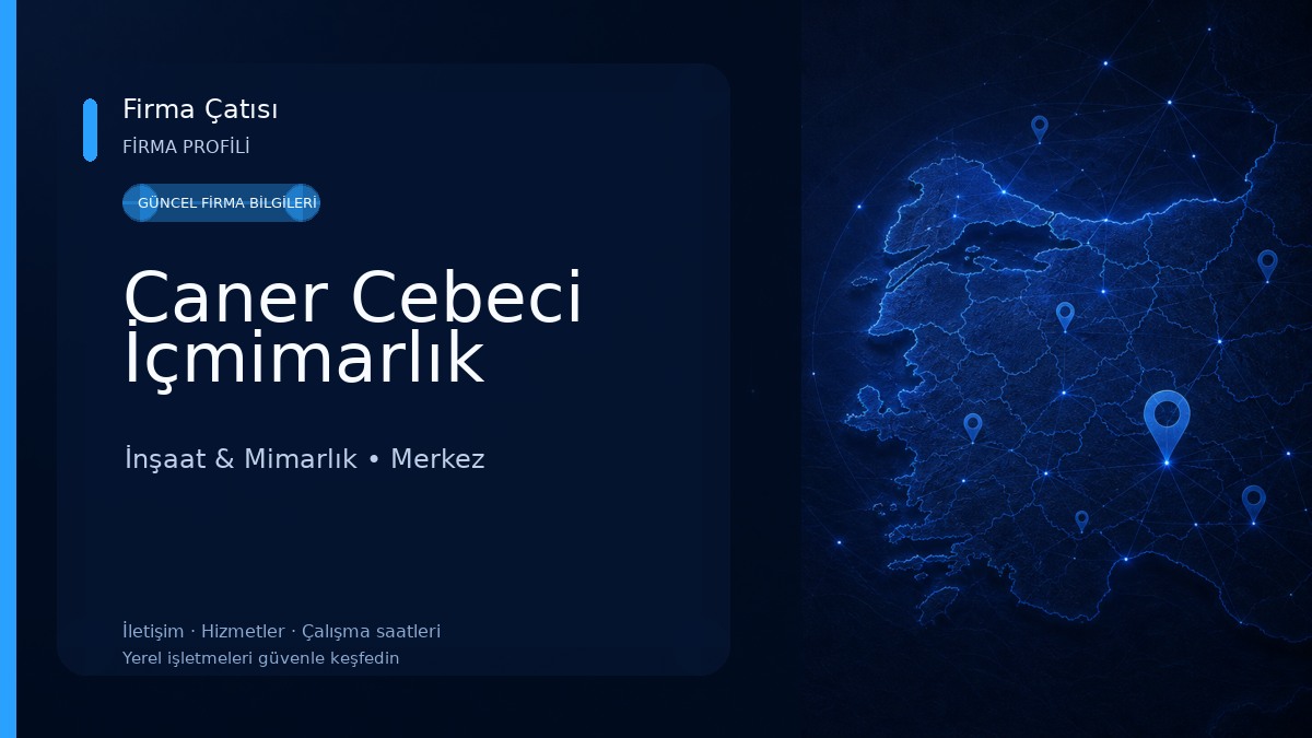 Caner Cebeci İçmimarlık İnşaat & Mimarlık