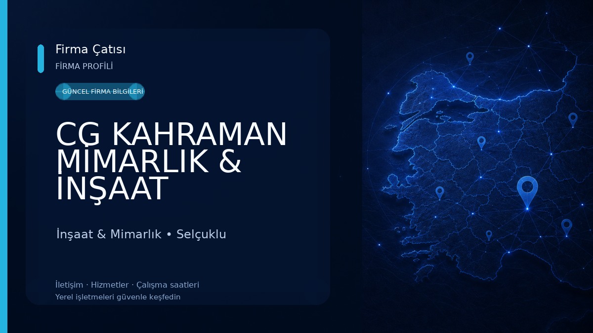 CG KAHRAMAN MİMARLIK & İNŞAAT 