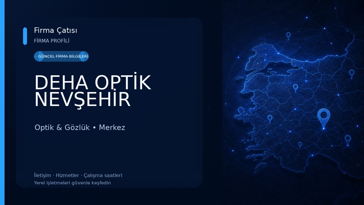 DEHA OPTİK NEVŞEHİR Optik & Gözlük