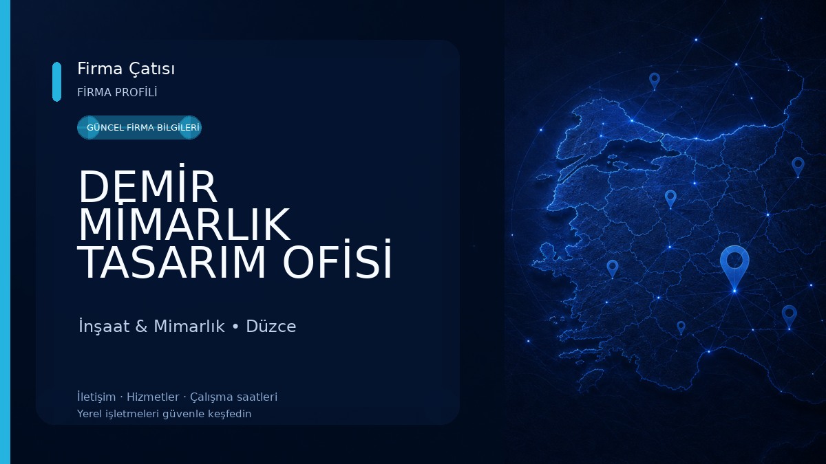 DEMİR MİMARLIK TASARIM OFİSİ İnşaat & Mimarlık