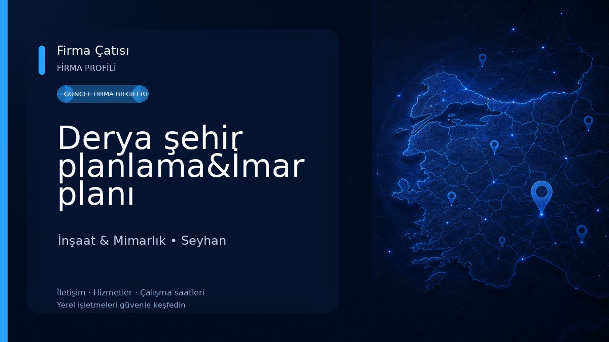 Derya şehir planlama&İmar planı İnşaat & Mimarlık