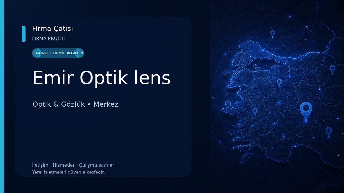Emir Optik lens 