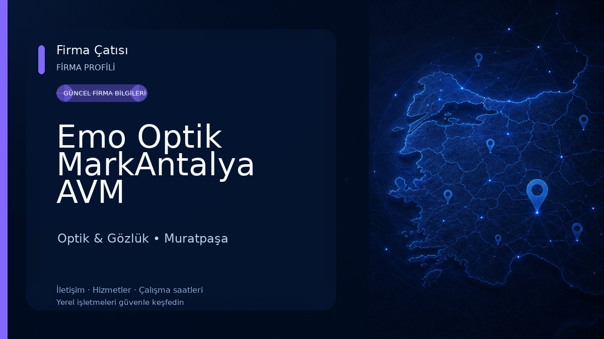 Emo Optik MarkAntalya AVM