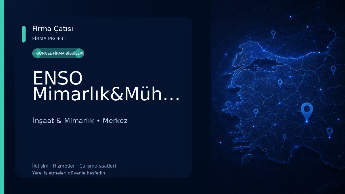 ENSO Mimarlık&Mühendislik 