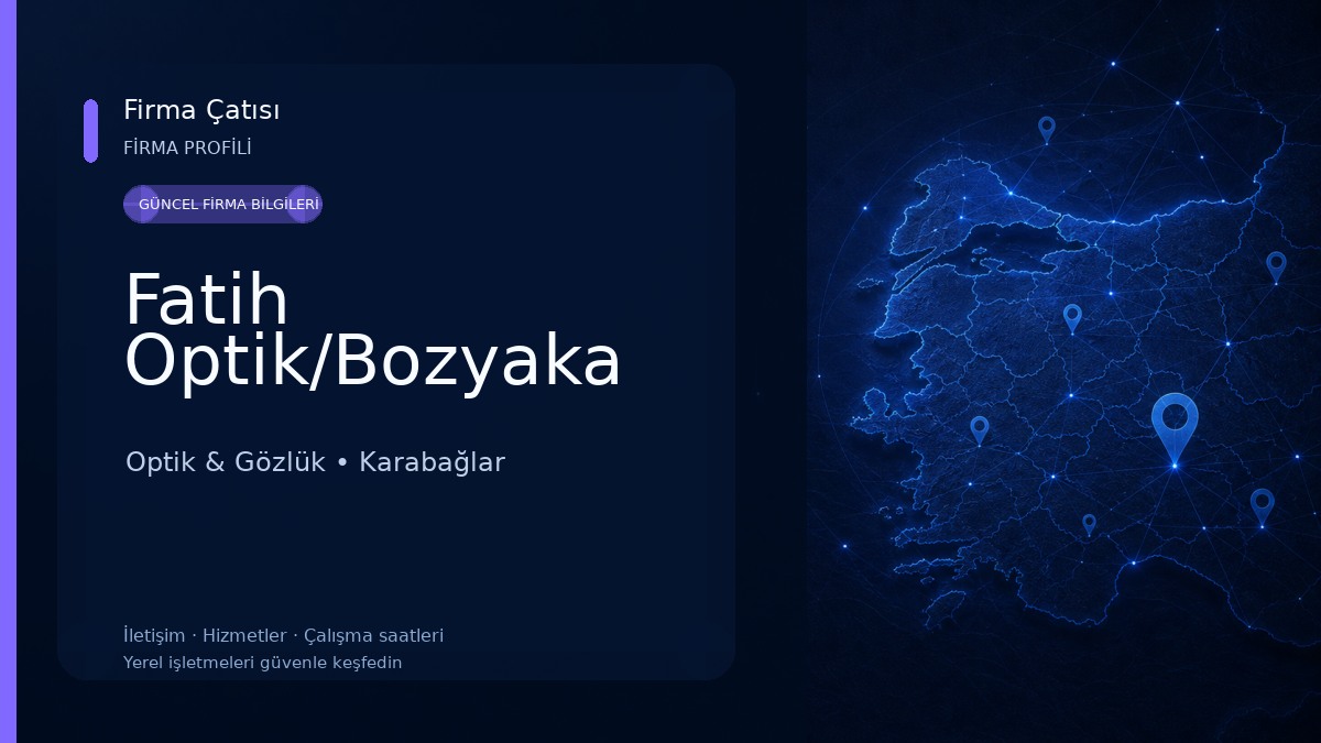 Fatih Optik/Bozyaka Optik & Gözlük