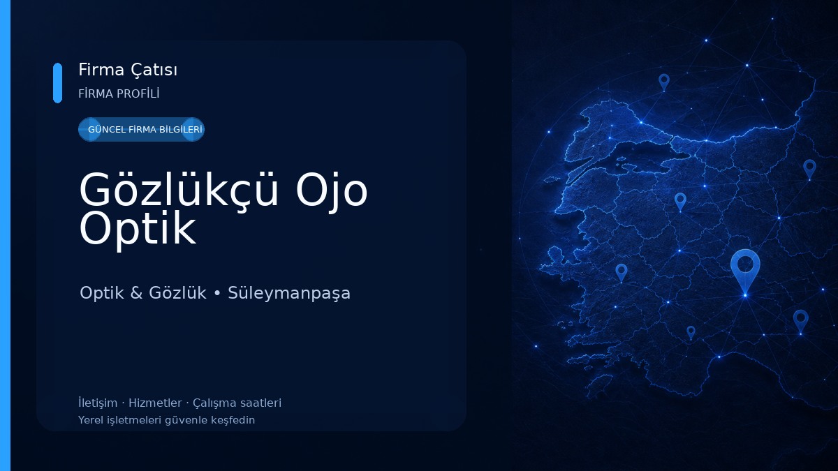 Gözlükçü Ojo Optik Optik & Gözlük