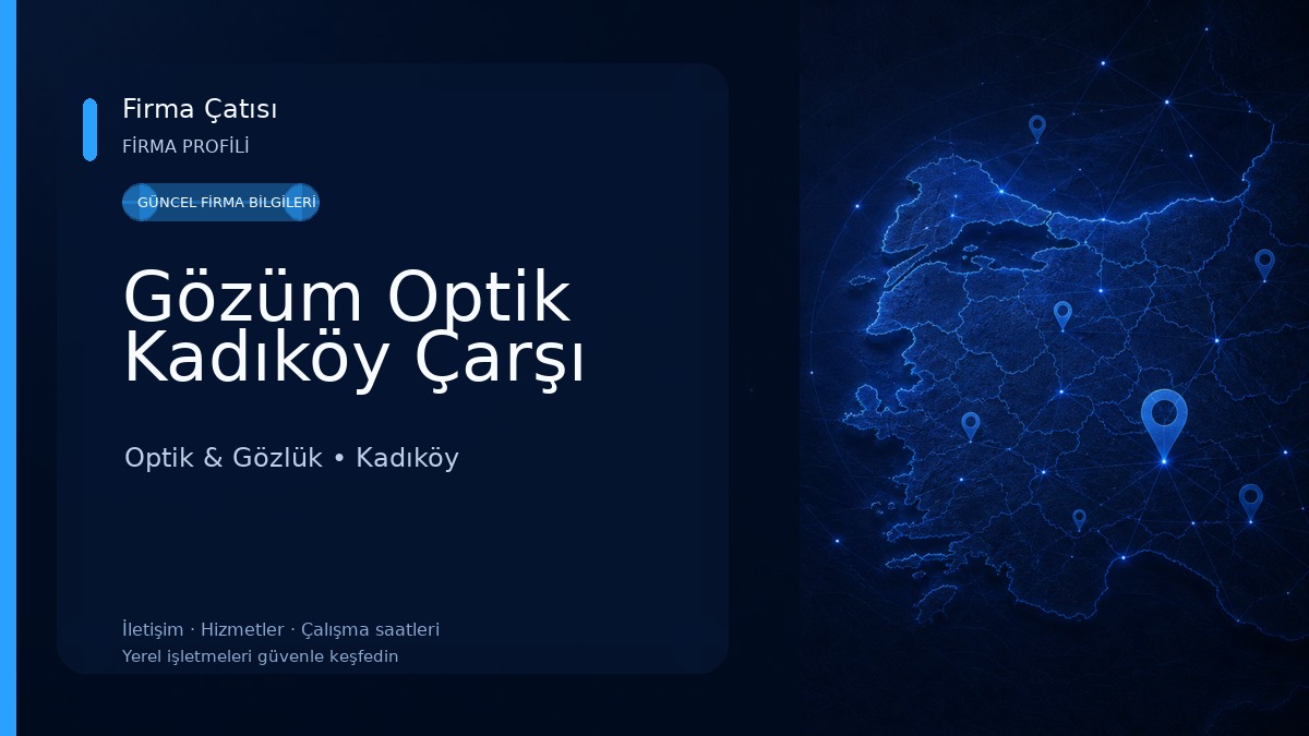 Gözüm Optik Kadıköy Çarşı Optik & Gözlük