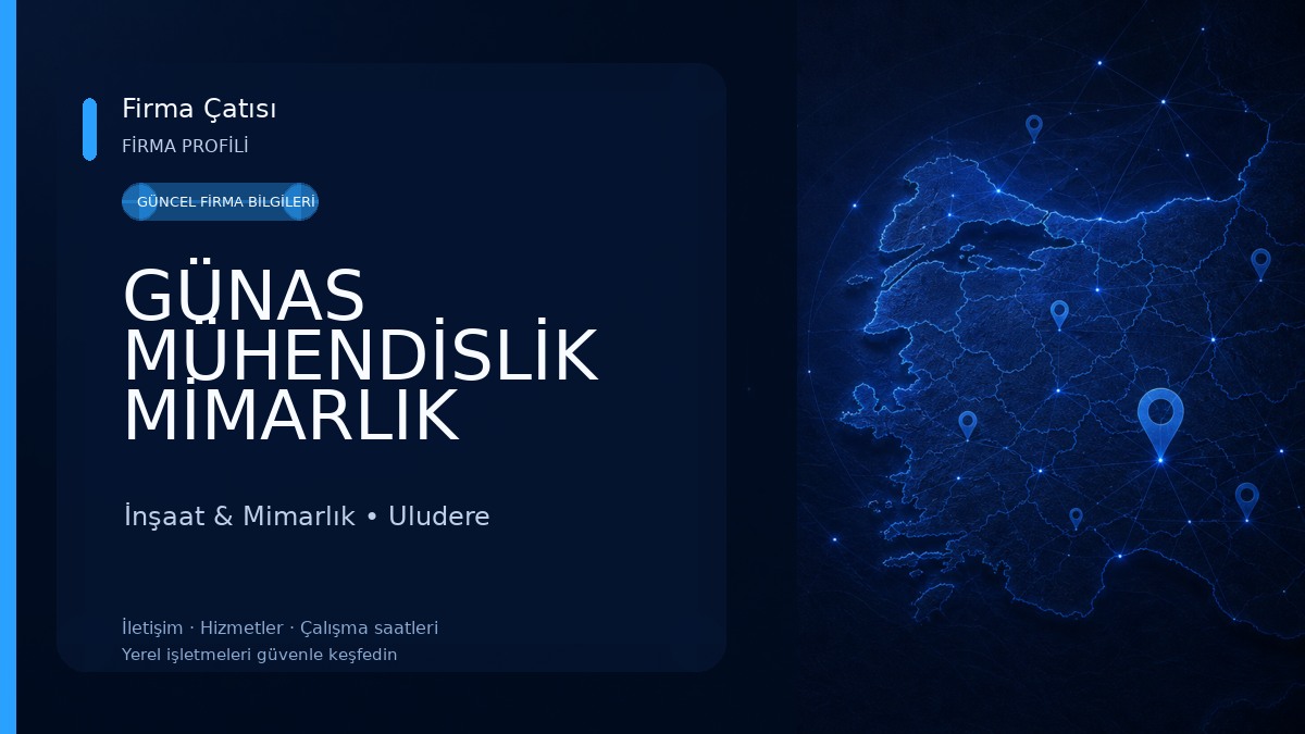 GÜNAS MÜHENDİSLİK MİMARLIK İnşaat & Mimarlık