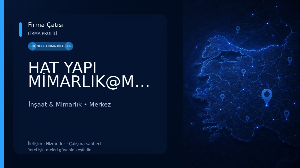 HAT YAPI MİMARLIK@MÜHENDİSLİK İnşaat & Mimarlık
