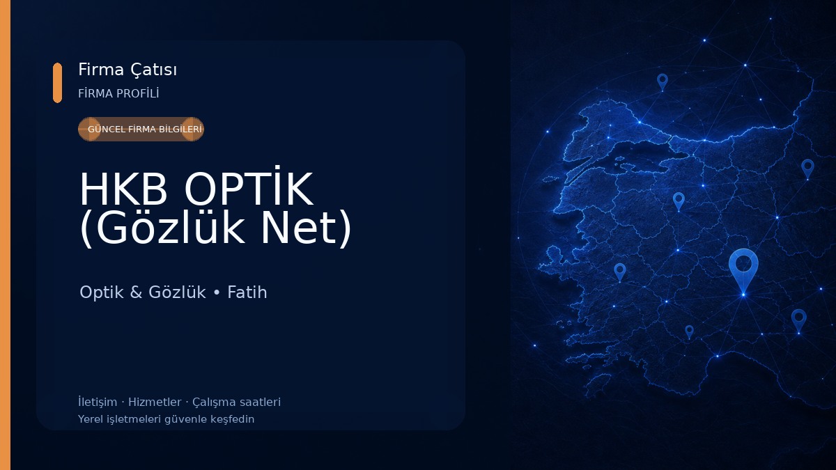 HKB OPTİK (Gözlük Net) Optik & Gözlük