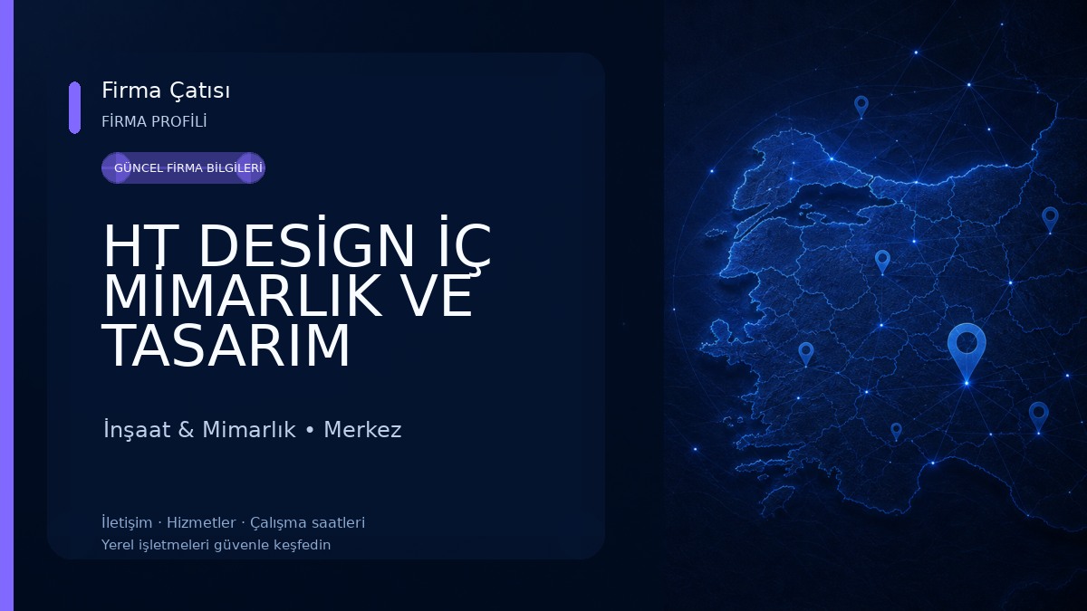 HT DESİGN İÇ MİMARLIK VE TASARIM İnşaat & Mimarlık