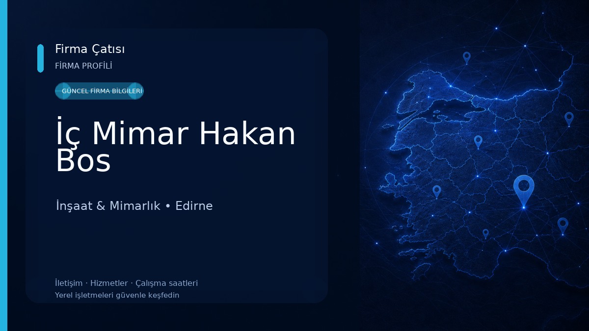 İç Mimar Hakan Bos