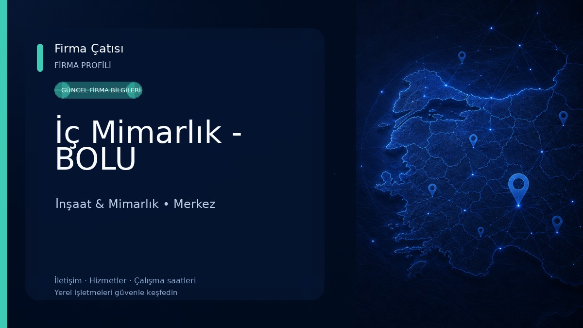 İç Mimarlık - BOLU İnşaat & Mimarlık
