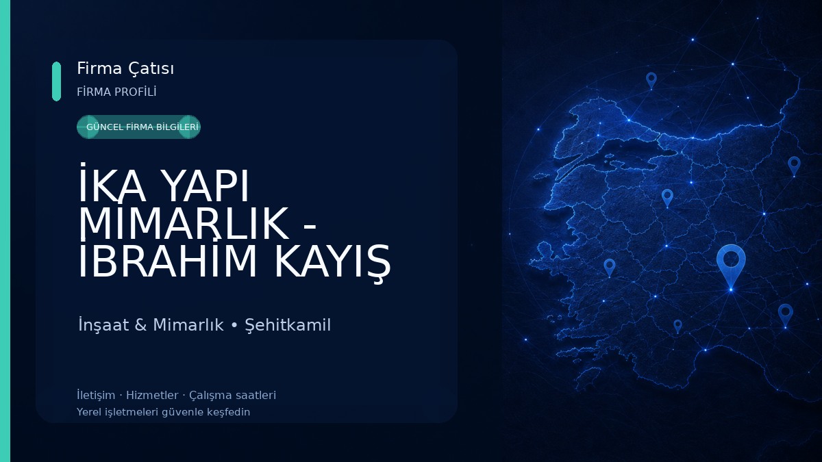 İKA YAPI MİMARLIK - İBRAHİM KAYIŞ İnşaat & Mimarlık