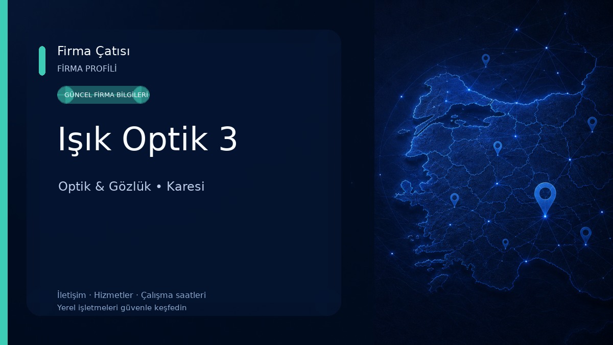 Işık Optik 3 Optik & Gözlük