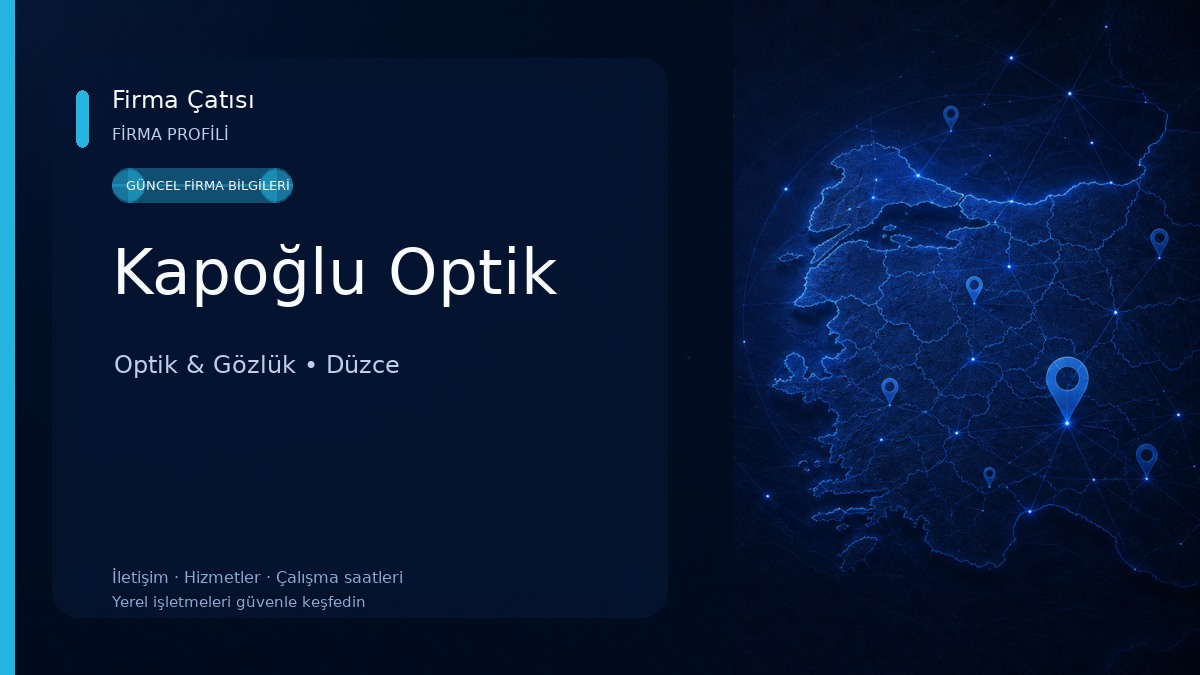 Kapoğlu Optik Optik & Gözlük