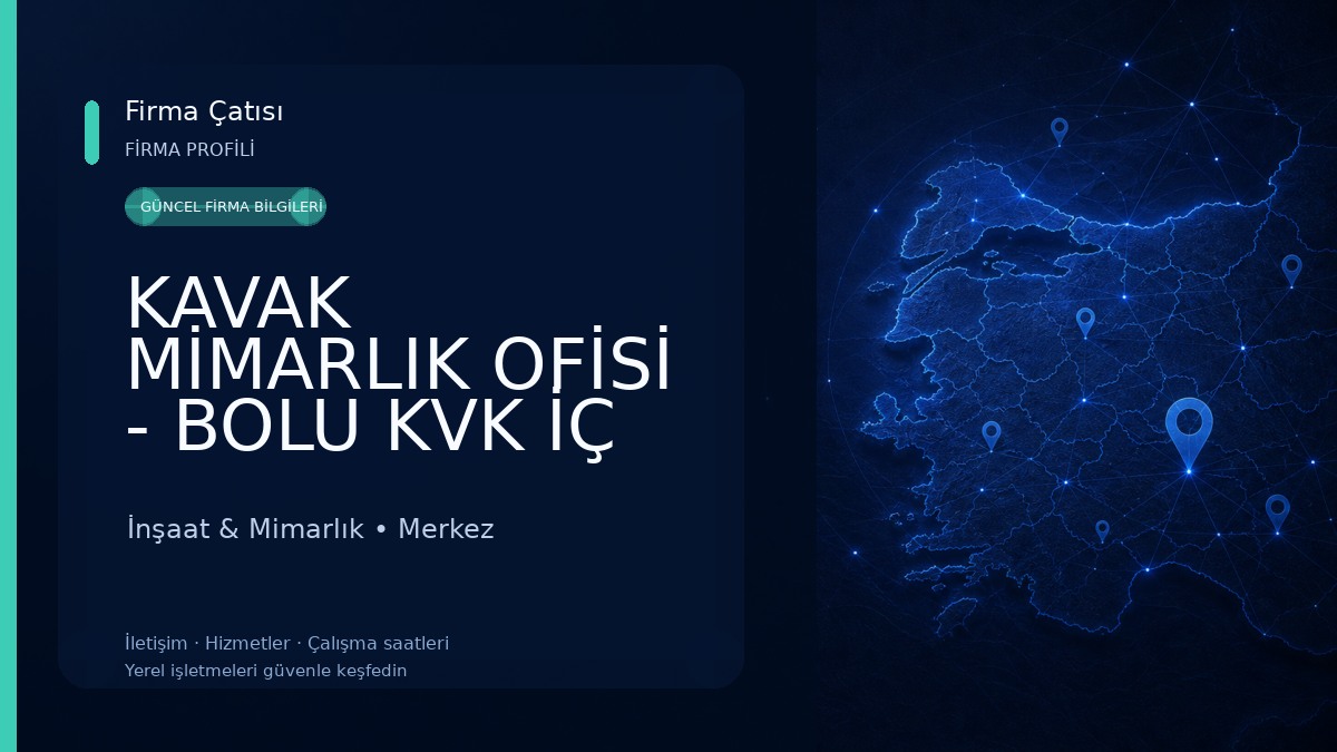 KAVAK MİMARLIK OFİSİ - BOLU KVK İÇ MİMARLIK